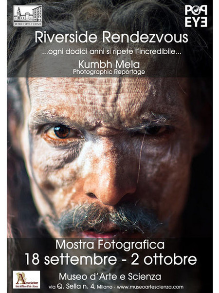 Riverside Rendezvous. Kumbh Mela, photographic reportage, Milano