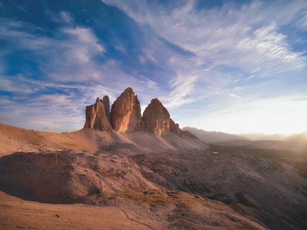 Georg Tappeiner, Le Tre Cime di Lavaredo, il massiccio montuoso più importante delle Dolomiti