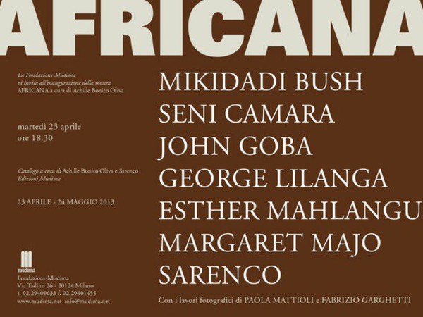 Africana, Fondazione Mudima, Milano