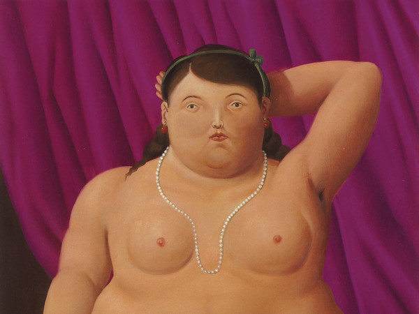 Fernando Botero, Donna seduta, 1997. Olio su tela, 134x92 cm.