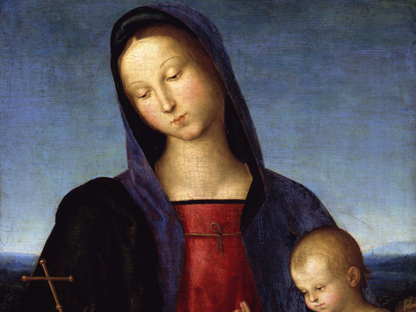 Raffaello Sanzio, Madonna Diotallevi, 1503, Olio su tavola, 52.2 x 72.8 cm |© Staatliche Museen zu Berlin, Gemäldegalerie / Jörg P. Anders | Raffael in Berlin. The Madonnas of the Gemäldegalerie