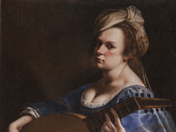 Artemisia Gentileschi, Autoritratto come suonatrice di liuto, 1617-18 ca., Olio su tela, 50.2 x 65.5 cm, Hartford, Wadsworth Atheneum Museum of Art CT, Charles H. Schwartz Endowment Fund | © Allen Phillips/Wadsworth Atheneum