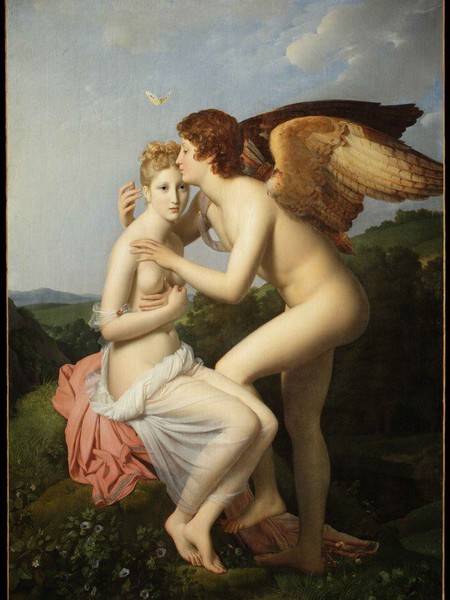 François Gérard, Psyche and Cupid, Museo del Louvre, 1,86x1.32 m