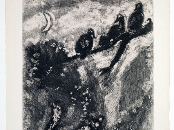 Marc Chagall, La Volpe e i Tacchini, da Le favole, mm 292 x 237