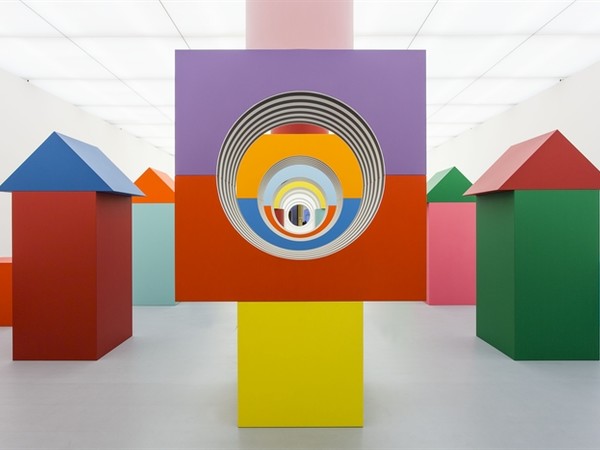 Daniel Buren, Come un gioco da bambini, lavoro in situ, 2014-2015. MADRE, Napoli - #1