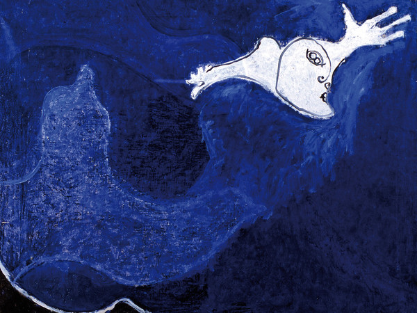 Osvaldo Licini, Amalassunta su fondo blu, 1955, Olio su tela, Galleria d’Arte Contemporanea Osvaldo Licini, Ascoli Piceno | Courtesy of Palazzo dei Priori, Fermo