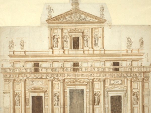 Giuliano da Sangallo, Progetto per San Lorenzo a Firenze, Gallerie degli Uffizi, Gabinetto dei Disegni e delle Stampe