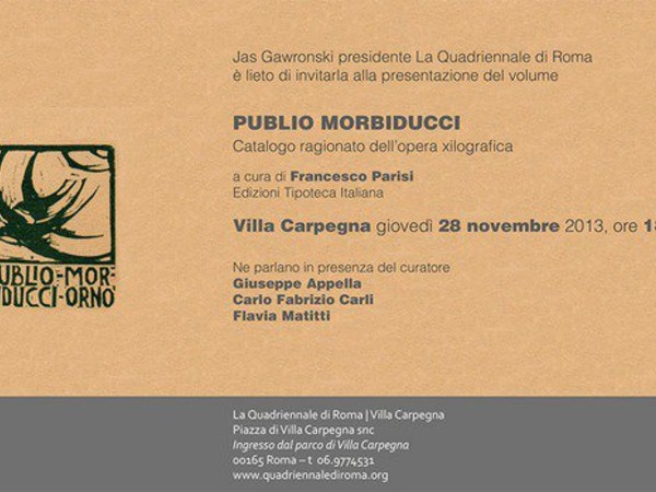 Publio Mordibucci. Catalogo ragionato dell'opera xilografica