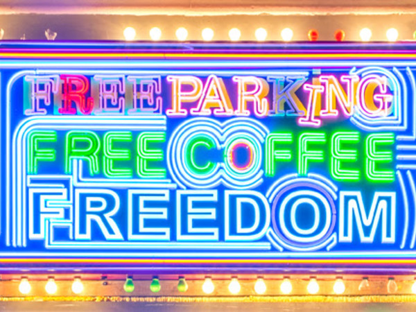 Tobias Rehberger, Free Parking, Free Coffee, Freedom, 2014