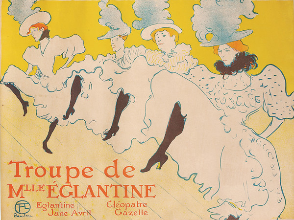 Henri de Toulouse-Lautrec, La Troupe de Mademoiselle Églantine, 1896 Litografia a colori, 80.4 x 61.7 cm | © Herakleidon Museum, Athens Greece