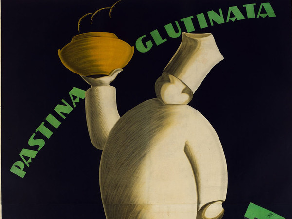 Federico Seneca, Manifesto pubblicitario, Pastina glutinata Buitoni, 1929, Carta/cromolitografia, 140 x 196.5 cm, Museo Nazionale Collezione Salce, Treviso