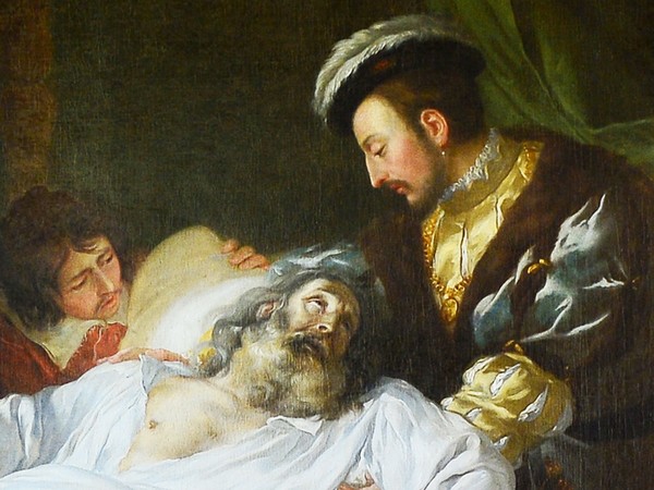 François-Guillaume Ménageot, <em>La mort de Léonard de Vinci</em>, Particolare | © L. De Serres<br />