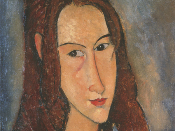 Amedeo Modigliani (Livorno,1884 - Parigi, 1920), Ritratto di ragazza dai capelli rossi