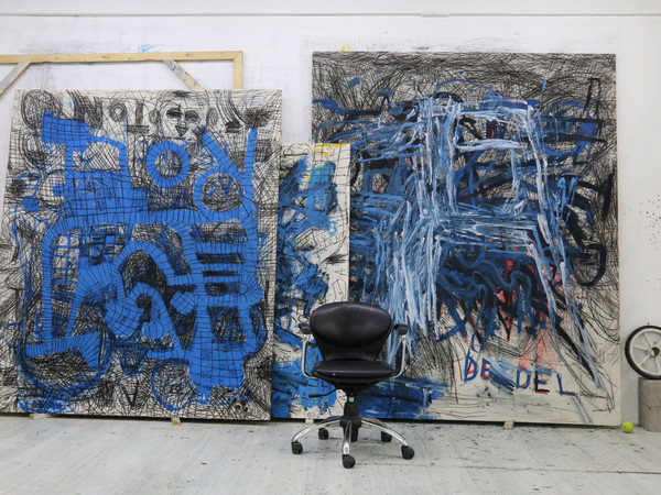 Habib Farajabadi. Burning Blue, Contemporary Cluster, Roma