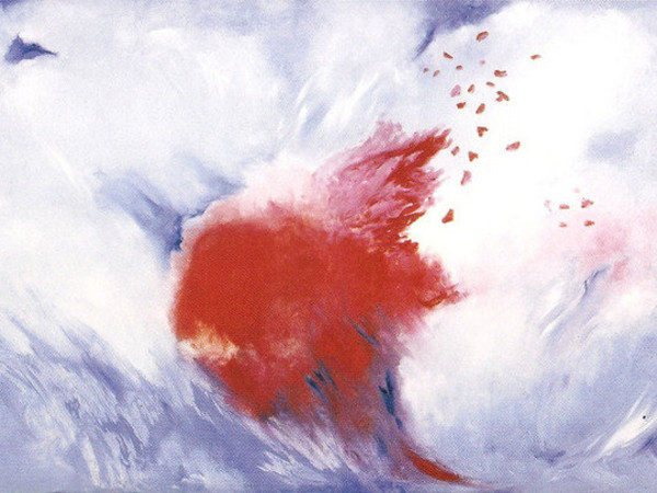 Lia Garofalo, Il testimone, olio su tela, 70x100cm, 2002 