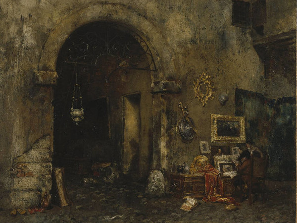 William Merritt Chase, The Antiquary Shop, 1879, Brooklyn Museum of Art