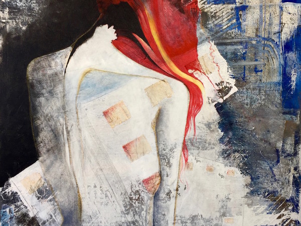 Paola Paleari, Marchesa, 100x120 cm., tecnica mista su tela, 2016