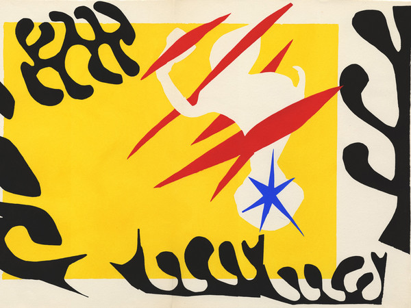 Henri Matisse, <em>Jazz - Cauchemar Clean</em>, 1947. Stampa su stencil incollato su carta, 425 x 328 mm