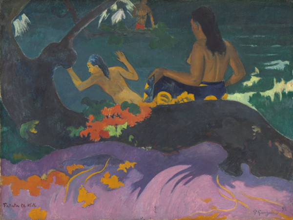 Paul Gauguin, Fatata te miti (In riva al mare), 1892, Olio su tela, 92 x 68 cm, Washington, National Gallery of Art