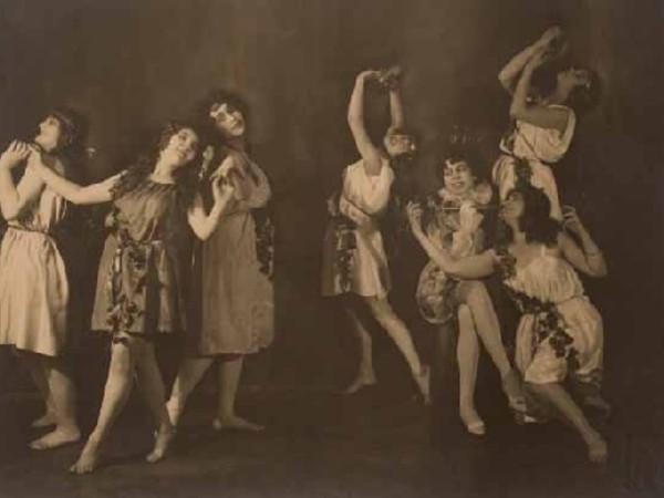 Frantisek Drtikol, Scene teatrali anni '20, stampa ai sali d'argento, toned, vintage, collezione privata, Brescia 