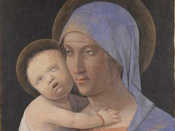 Andrea Mantegna, Madonna col Bambino, 1475-1480, tempera su tela