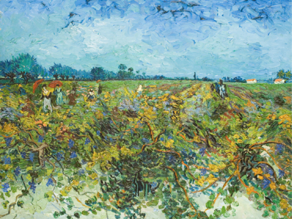 Vincent van Gogh, La vigna verde, 1888. Olio su tela, cm 73,5 x 92,5. © Kröller-Mu?ller Museum