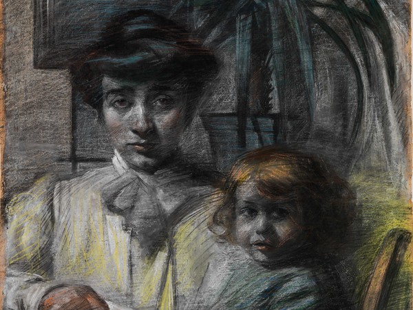 Umberto Boccioni, La moglie di Balla con la figlia, 1906 Mart, Museo di arte moderna e contemporanea di Trento e Rovereto