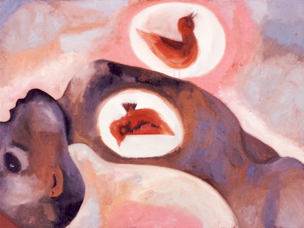 Francesco Clemente. Origin, 2004, olio su lino