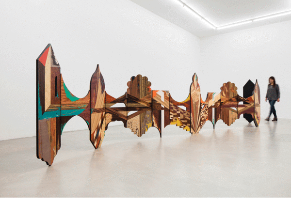 Riccardo Beretta. Paravento Playground. Exhibition view at Francesca Minini, Milan