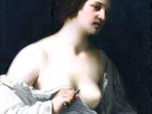 Guido Cagnacci, Lucrezia, olio su tela, 1650 circa