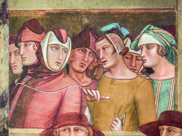 Ambrogio Lorenzetti, Professione pubblica di San Ludovico di Tolosa (Particolare), 1334-1340, Affresco staccato Siena, Basilica di San Francesco