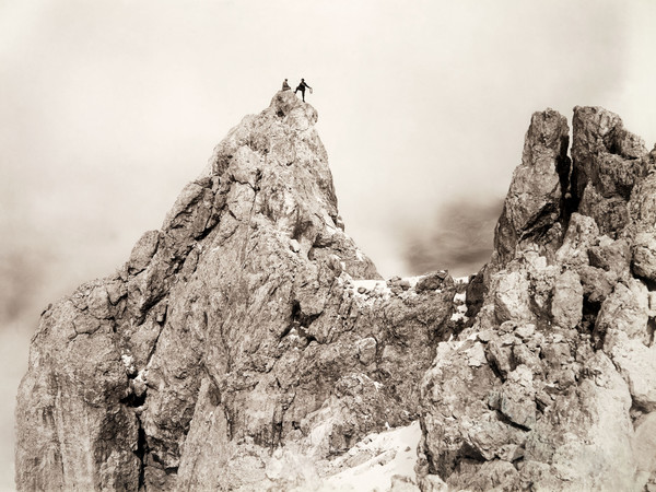 Vittorio Sella, Ultimo picco del Cimon della Pala (San Martino di Castrozza), 26 agosto 1891 | Courtesy Fondazione Sella, Biella