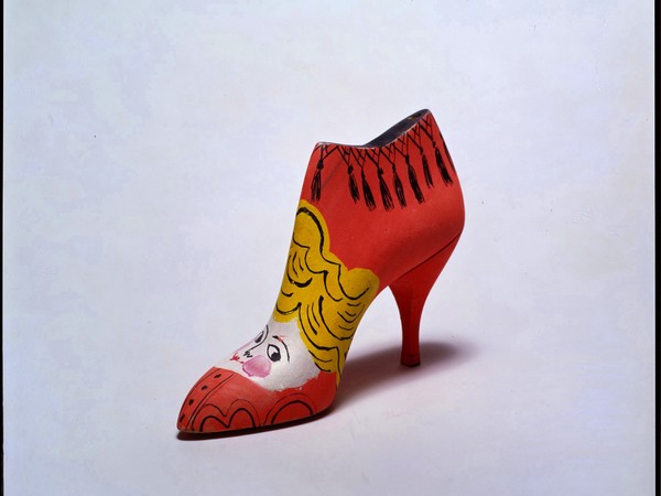 Andy Warhol, Shoe (red with blond cherub), 1958. Collezione Brant Foundation