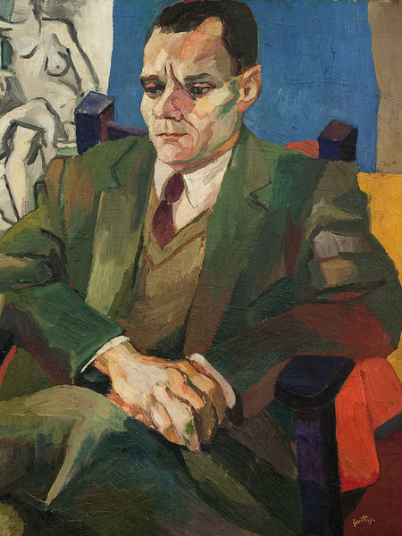 Renato Guttuso, 'Alberto Moravia', 1940