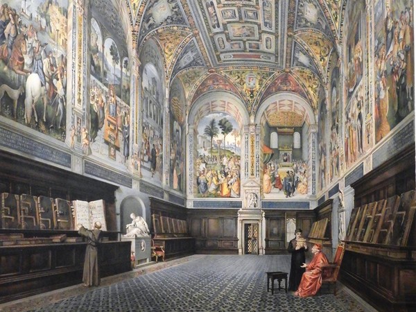 La Libreria Piccolomini nel Duomo di Siena, 1880