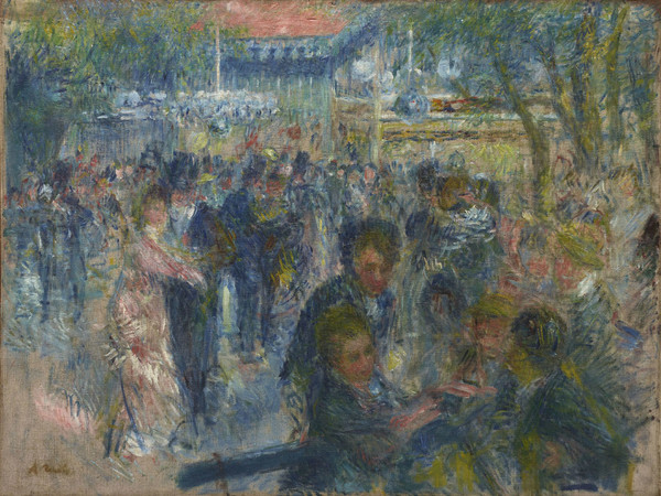 Pierre-Auguste Renoir, Studio per <em>Le Moulin de la Galette</em>, 1875-1876, Olio su tela, 85 x 65 cm, Charlottenlund, Ordrupgaard 