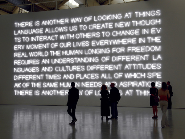 Maurizio Nannucci, There is another way, Musee dArt Moderne, Saint Etienne, 2012