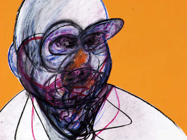 Francis Bacon, <em>Portrait</em>, Pastel and collage on paper, 100 x 70 cm