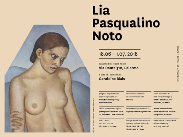 Lia Pasqualino Noto, Casa Studio, Palermo