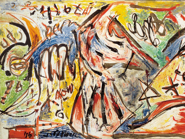 Jackson Pollock, The Water Bull, 1946. Olio su tela, Stedelijk Museum, Amsterdam © Jackson Pollock, by SIAE 2014