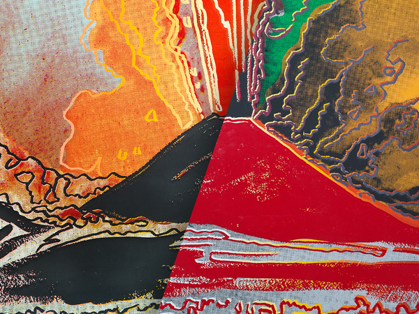 Andy Warhol, Vesuvius (nero) e “Vesuvius (rosso)