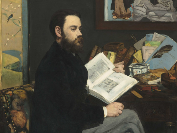 Édouard Manet, Émile Zola, 1868, Olio su tela, 114 x 146 cm, Parigi, Musée d’Orsay | © René-Gabriel Ojéda / RMN-Réunion des Musées Nationaux/ distr. Alinari