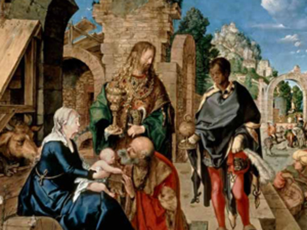 Albrecht Dürer, <em>L'Adorazione dei Magi</em>, 1504, olio su tavola. Galleria degli Uffizi, Firenze