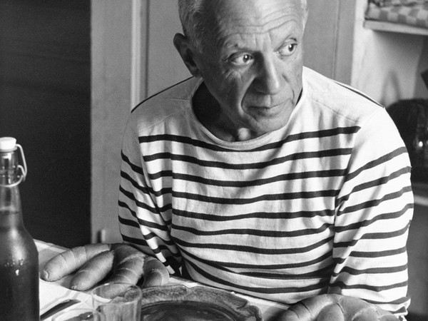 Robert Doisneau, Les pains de Picasso, Vallauris, 1952