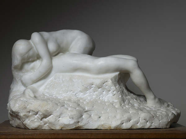 Auguste Rodin, La morte di Adone, 1891, marmo, 36x61,5x37. Parigi, musée Rodin