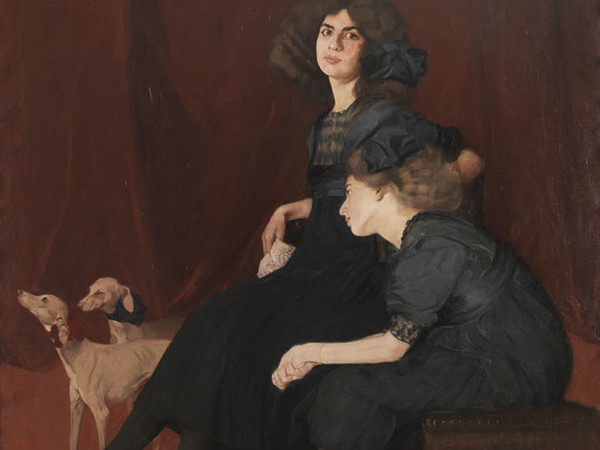 Felice Casorati, Le ereditiere (Le sorelle), 1910, olio su tela