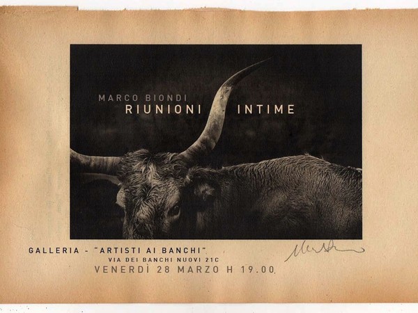 Marco Biondi. Riunioni intime, Galleria Artisti ai Banchi, Roma