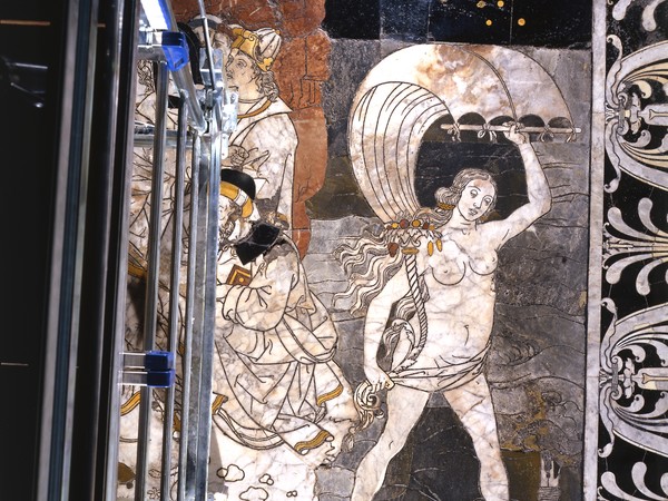 Particolare del Pavimento del Duomo di Siena