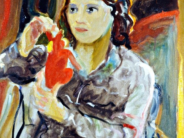 Benedetto Tozzi, Ritratto della domestica, 1949 olio su tela cm 60x70