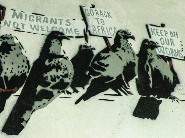 Banksy, <em>Pigeons</em>, 2004